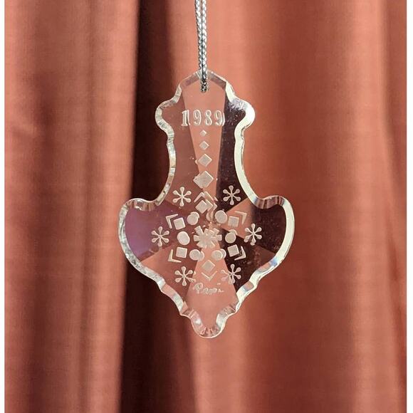 Genuine Fine Crystal Christmas Ornament Signed Pepi Herrmann - Picture 4 of 7